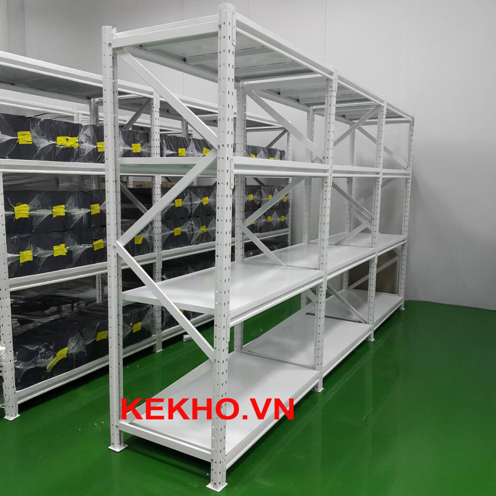 Kệ trung tải D1500xR600xC2000x 4 Tầng
